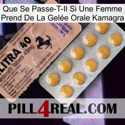 Que Se Passe-T-Il Si Une Femme Prend De La Gelée Orale Kamagra 41